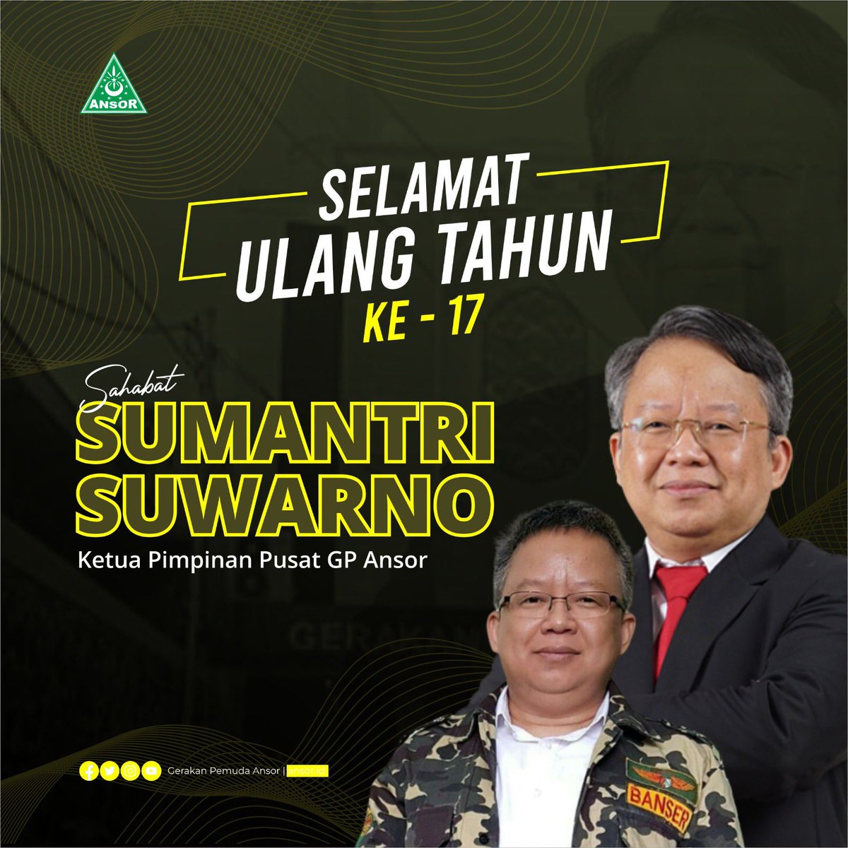 Tetap muda, sehat, jenaka, ceria dan bahagia selalu ya Mas <a href="/mantriss/">sumantri suwarno</a>