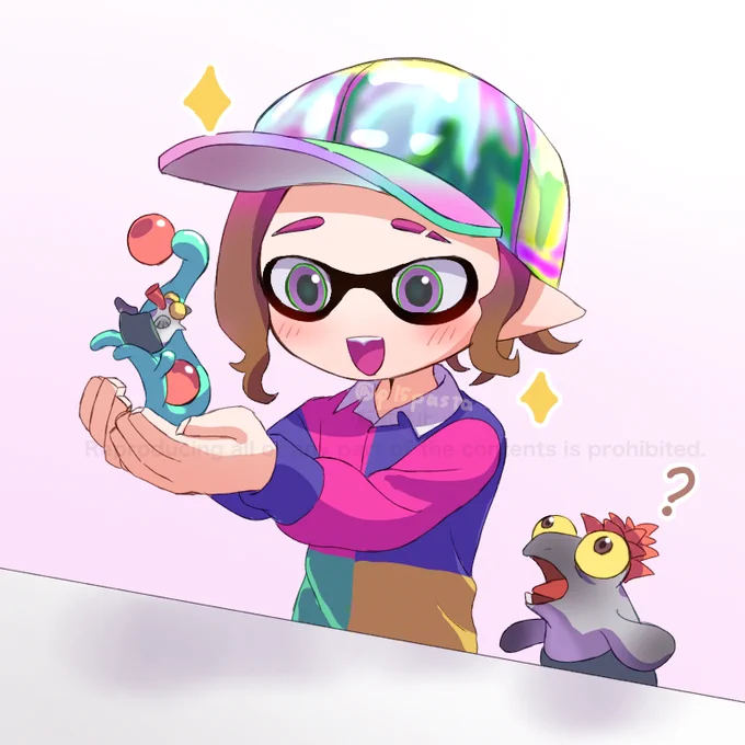 ビッグランの真っ最中ですが最近コジャケアミーボを買えたので記念撮影#Splatoon3 