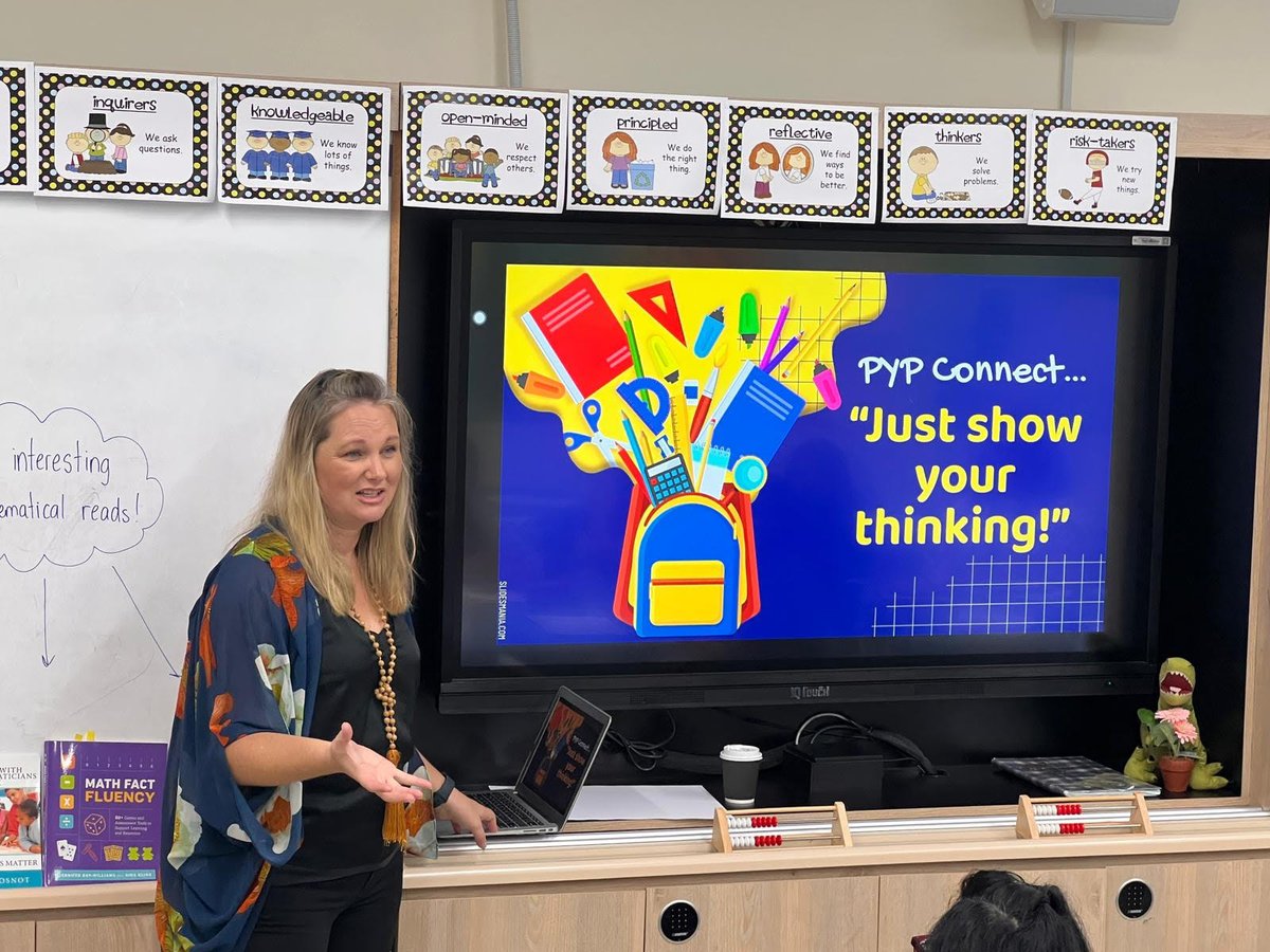 thurlowleanne's tweet image. I had so much fun presenting at the #pyp connect event in Singapore this morning! We explored how we can use a problem string to help build conceptual understanding. We also zoomed into what it means to &quot;construct&quot; and &quot;transfer&quot; within the #pypmath cycle of inquiry. Great fun!