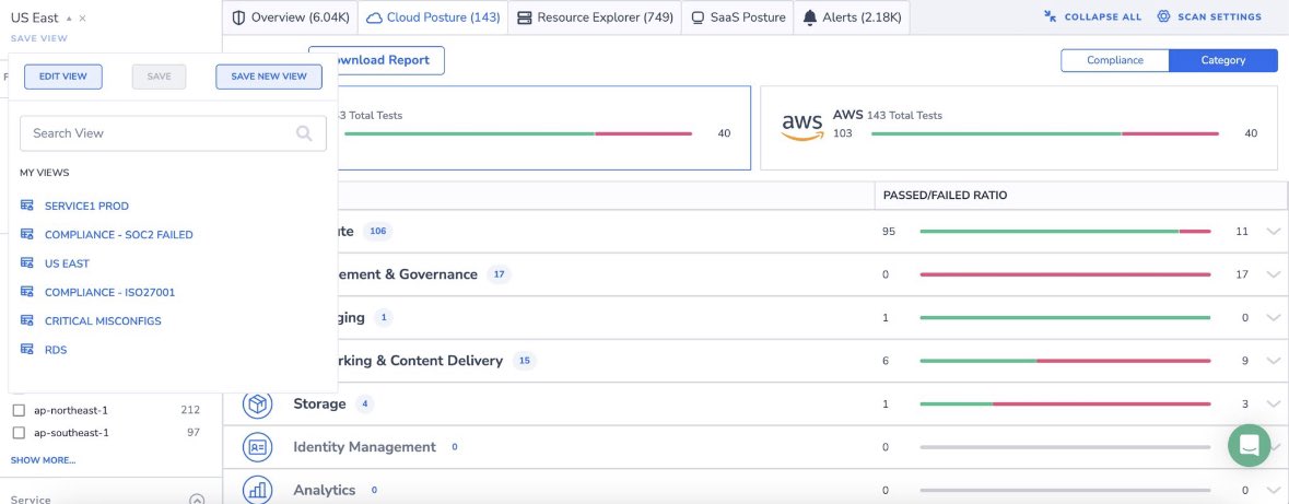 Launching 'Customised Views' for Cloud &amp; SaaS Security Posture Management!

Personalised views for Security Analysts, SecOps &amp; Compliance teams. Easily define, share &amp; with 1-click access customised views &amp; related reports.

#cybersecurity #cloudsecurity #cloudposture #ciso