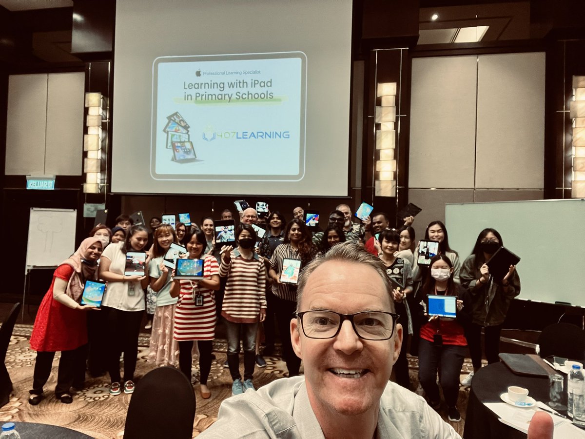 B_Sheridan's tweet image. Stellar crew of energetic, engaged, &amp;amp; creative educators for today’s iPad for Learning in the Primary session here in KL! 

Thanks for sharing your time with us! #ipaded #everyonecancreate 

 @4_zero_7 @hompo