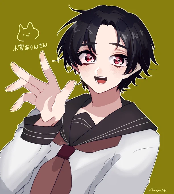 小宮まりんさん( )を勝手に描きました 
