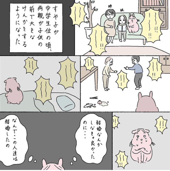 夫婦喧嘩(3年前に描いた漫画です)
1 