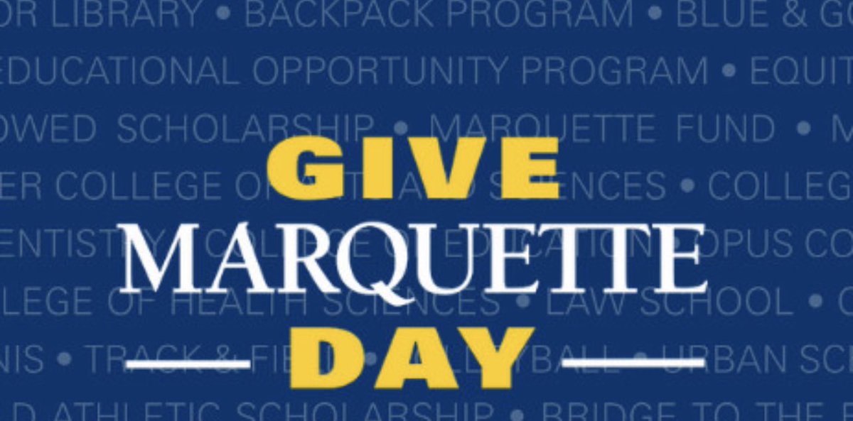 Watch “Give Marquette Day 2023” on #Vimeo vimeo.com/801357947 #WeAreMarquette #mu #urbanscholars  #March2023