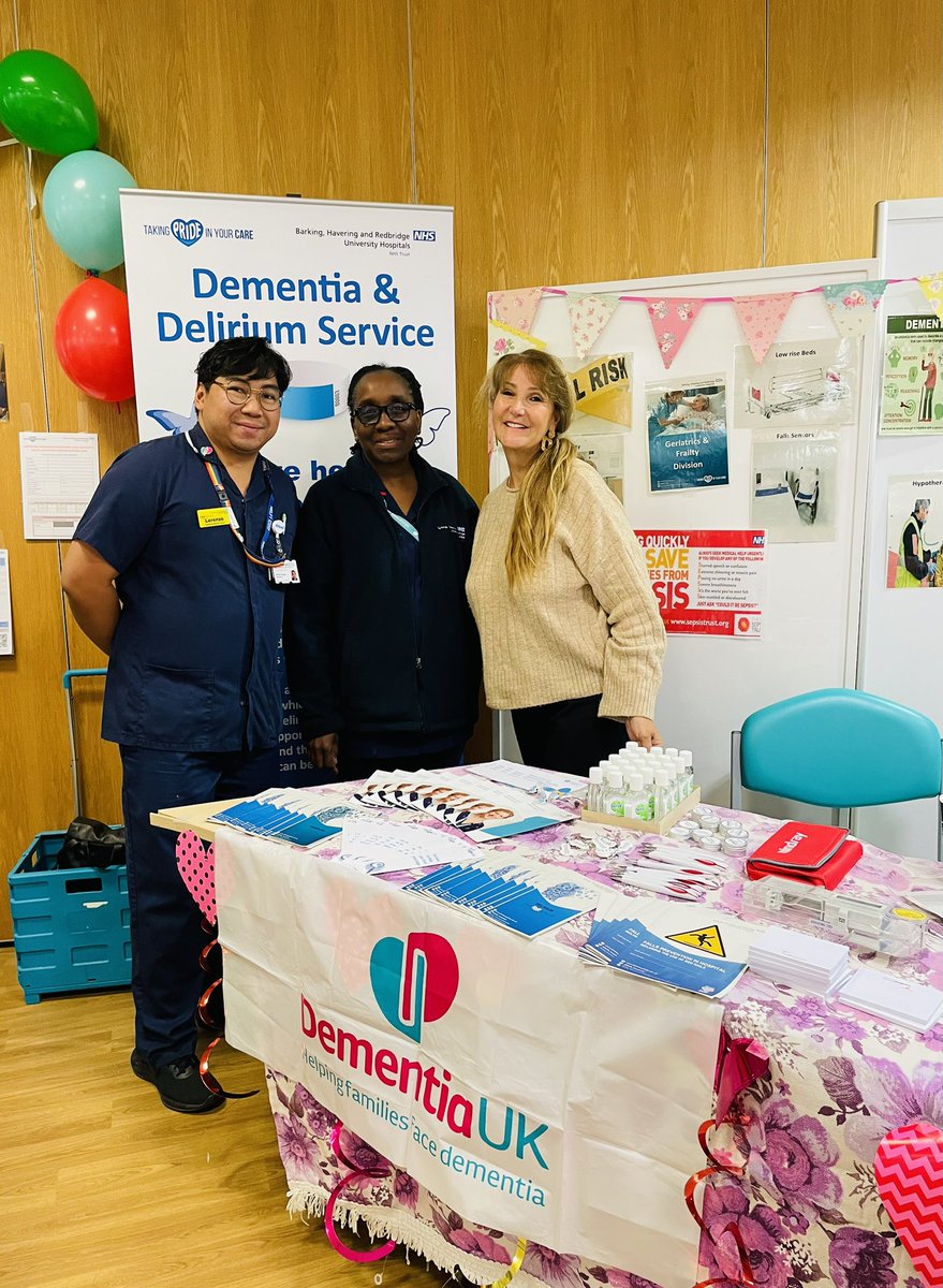 BHRUT_Dementia's tweet photo. Our BHRUT Admiral Nurses have joined the Geriatrics Division table for the RN Mass Recruitment Event to encourage Newly Qualified Nurses to be a part of the Geriatrics team and have access to various support to help them in their role.
@dcapasso 
@GaryEtheridge3 
@DementiaUK https://t.co/mJ2dWiNY6Q