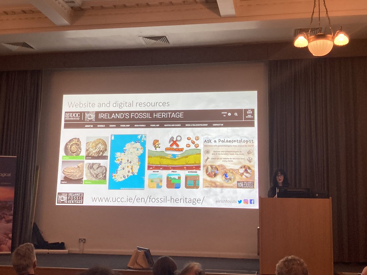 Great talk by @jesscfranklin at the IGRM23 <a href="/IrishFossils/">Ireland's Fossil Heritage</a>
