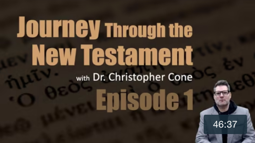 vyrsity's tweet photo. New Video Series Launched: Journey Through the New Testament w/ @DrCone – Episode 1 now available on VyrsityTV. https://t.co/xSppi4VeYL https://t.co/RRMm7fJ3WO