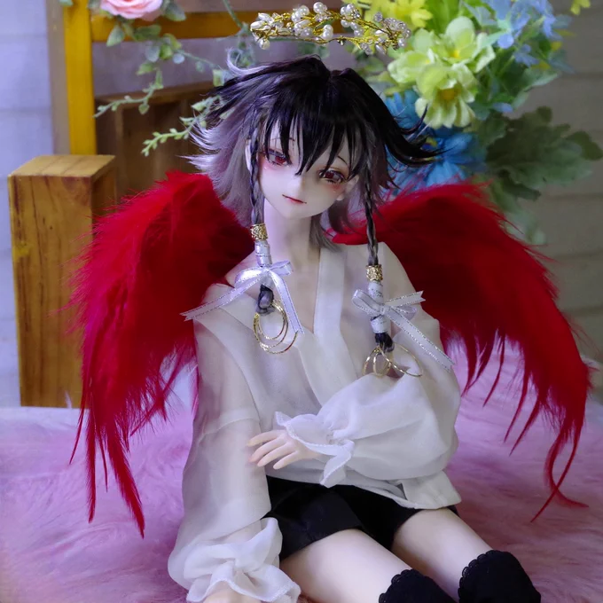 かわいいねぇ～。ウィッグも販売したいね。もう、何個か作ってもいいかもしれない。#爆誕っ子 