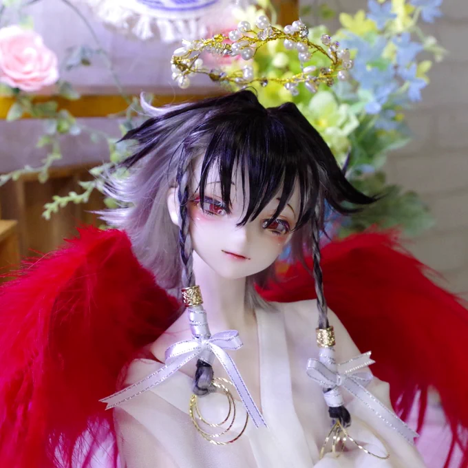 かわいいねぇ～。ウィッグも販売したいね。もう、何個か作ってもいいかもしれない。#爆誕っ子 