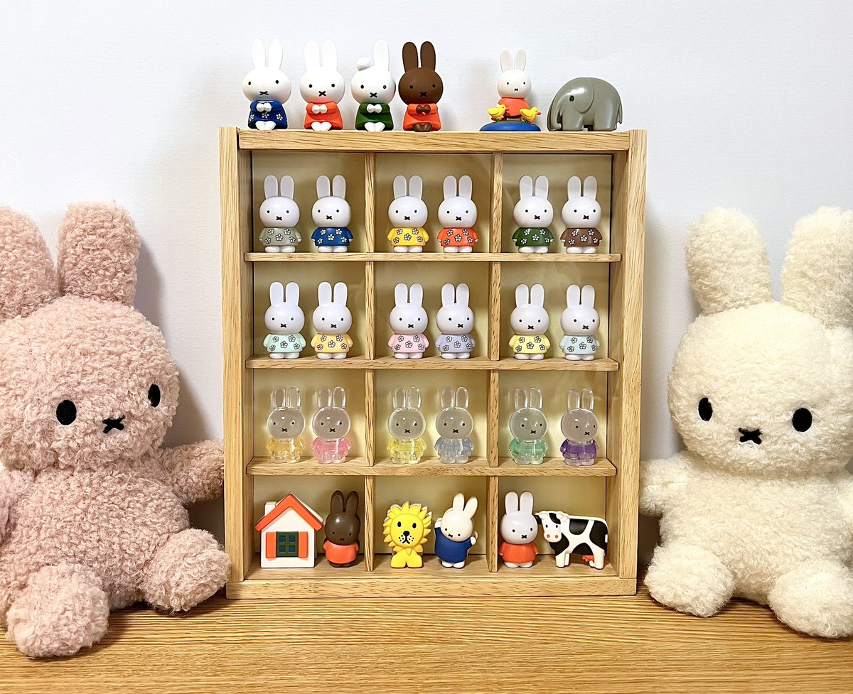 置き方を変えてミッフィーテトラフィビッツを飾ってみた。 本来の