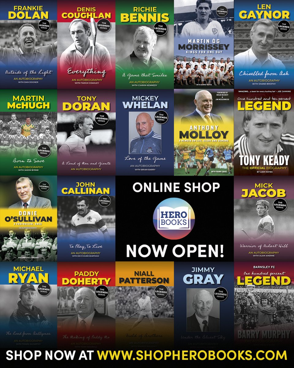 Wall to wall... and free P&amp;P because they are legendary!
<a href="/dan_dooner/">Dan Dooner</a> <a href="/TadhgCoakley/">Tadhg Coakley</a> <a href="/CiaranKennedy_/">Ciarán Kennedy</a> <a href="/DermotKeyes/">Dermot Keyes</a> <a href="/BrophShane/">Shane Brophy</a> <a href="/moseyb86/">Jason Byrne</a> <a href="/briangbarry/">Brian Barry</a> <a href="/FrankCraig13/">Frank Craig</a> <a href="/muirioch/">Joe Ó Muirċeartaiġ</a> <a href="/tomasmcc/">Tomás McCarthy</a> <a href="/SeamyBaloney/">Seamus Maloney</a> <a href="/buffersalley/">Buffers Alley</a> <a href="/KillimordalyGAA/">Killimordaly GAA</a> <a href="/gaa_spa/">Spa  Gaa</a> <a href="/OulartBallagh/">OulartTheBallagh GAA & Camogie Club</a> <a href="/BallykinlarGAC/">Ballykinlar GAA</a> <a href="/clgNaFianna/">CLG Na Fianna</a>