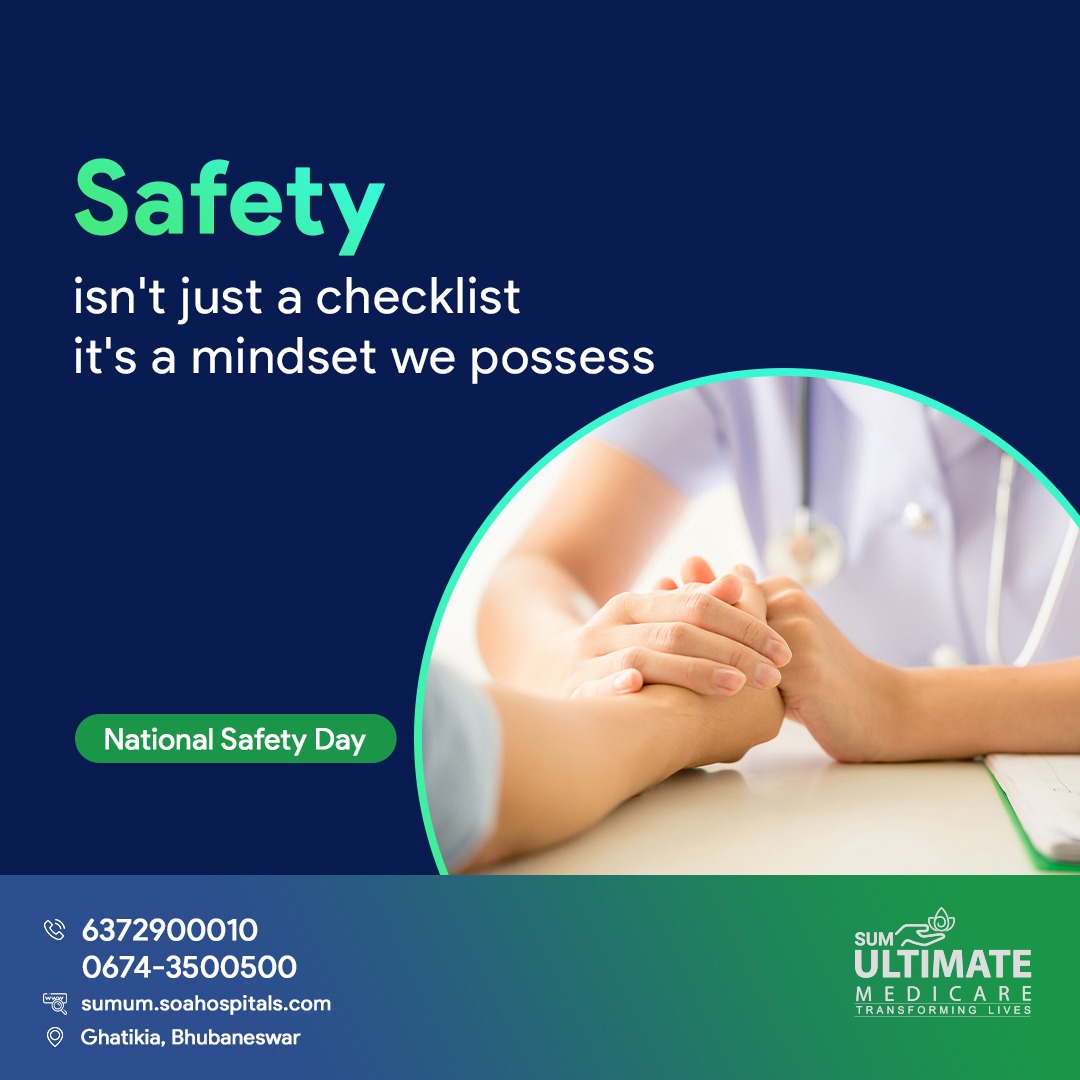 SUM_Ultimate's tweet image. Patient safety is fundamental to delivering quality essential health services at SUM Ultimate Medicare.

#NationalSafetyDay
#PateintSafety