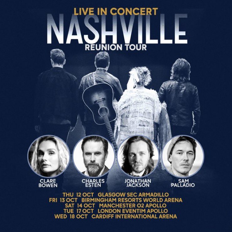 Just heard from @UnaHealy that @JonathanJackson @CharlesEsten @SamPalladio & @clarembee are getting the gang back together and going out on the road again!! Can’t wait to see them perform again in Manchester, England!!