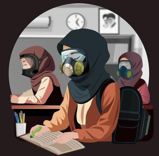 majidhakki's tweet image. #IranianSchoolHolocaust 
#Bioterrorism against #female #Students 
#Iran