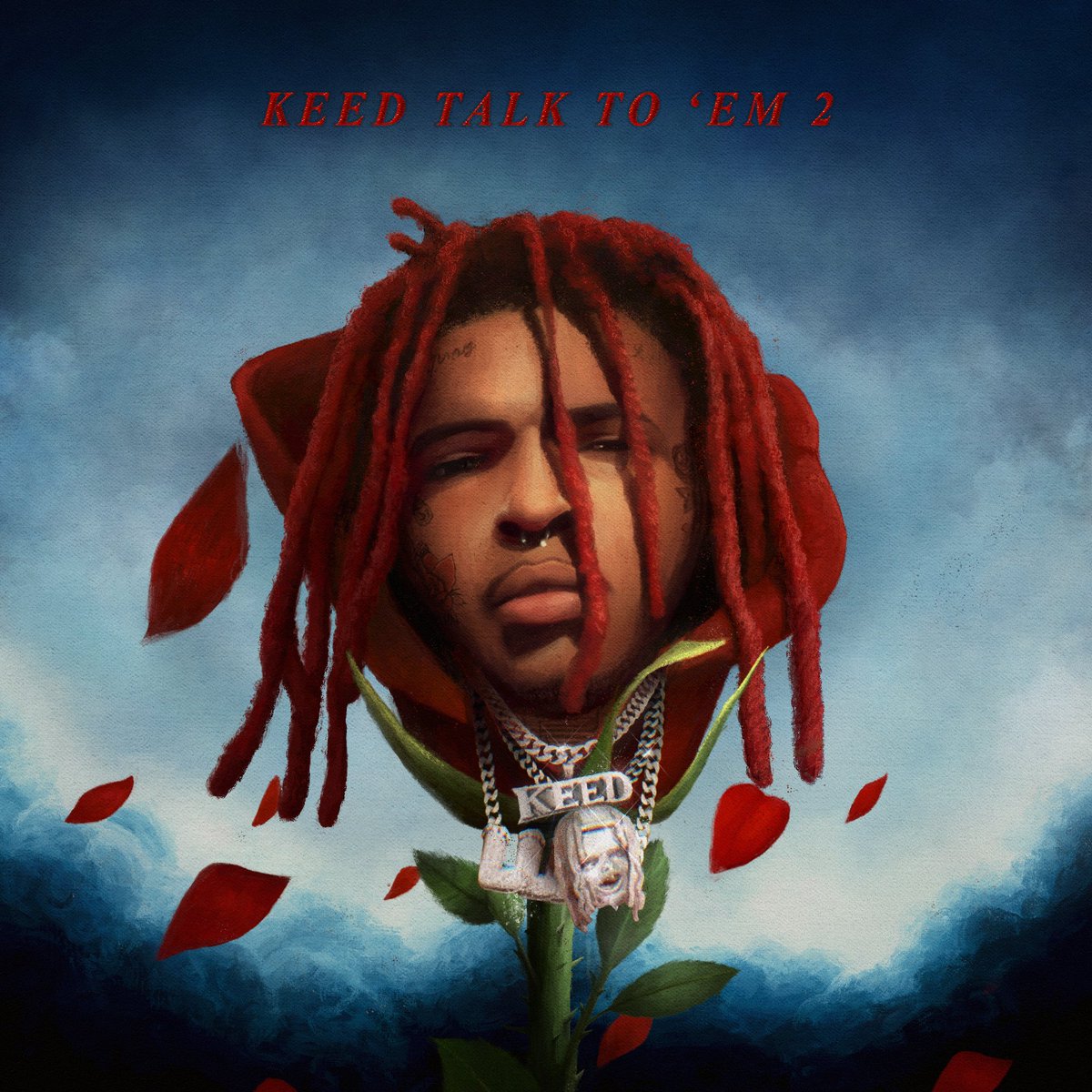 STRAPPEDUS's tweet photo. Lil Keed's long awaited album 'Keed Talk To Em 2' will finally release on March 17th 🌹🕊️🐍 https://t.co/nwI0mk9pXj