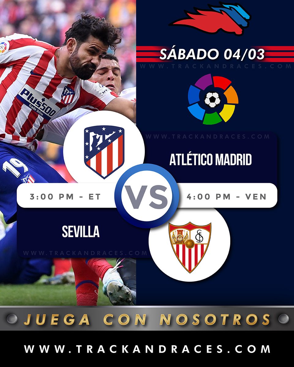 Ervinherrera26's tweet photo. Hoy te toca disfrutar de este gran partido con la seguridad  de jugar y cobrar  en https://t.co/BiOX33UES2 la página deportiva que te permite realizar tu apuesta con los mejores logros porque @track_races siempre te da más @Mesondelnavegan @laclavijahipica #futbol #felizsabado https://t.co/5uXfuXXZBo