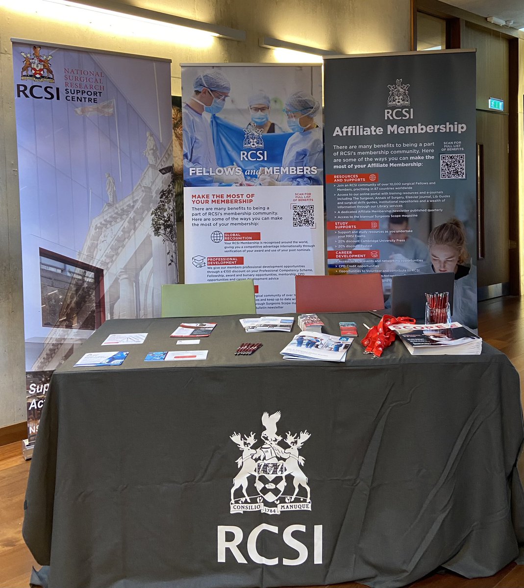 byrnea13's tweet image. Come visit us at this years #SOH2023 to talk about RCSI membership and getting involved in surgical trials