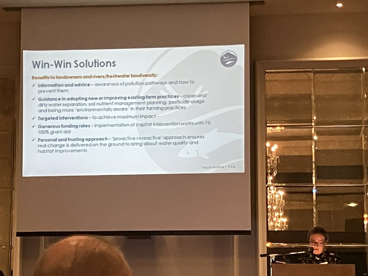 ciara_mcglade's tweet photo. Identifying sources and pathways of pollution on farms with Rachael McEldowney from @BallinderryRT and finding win-win solutions for landowners and rivers #RTAllIreland23 https://t.co/wH7BUWqAV5