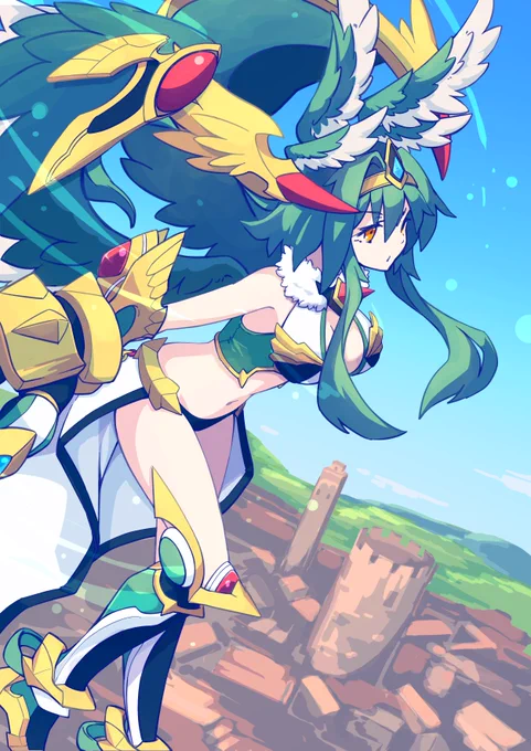 超転生リュエルちゃん #パズドライラスト 