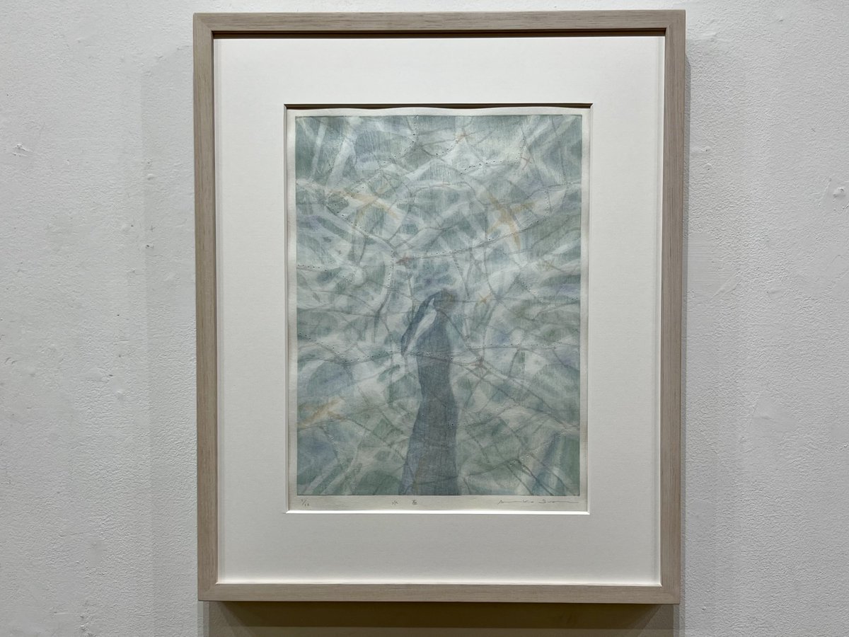 鈴木敦子個展 ささやき 不忍画廊 淡く優しい色彩と物語が奏でる版画