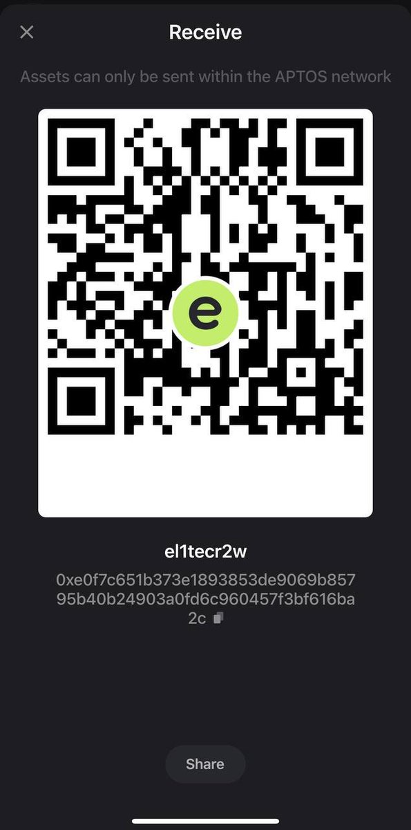 z11nam's tweet photo. @EvoWalletAptos 0xe0f7c651b373e1893853de9069b85795b40b24903a0fd6c960457f3bf616ba2c https://t.co/rWzbpD8DHi