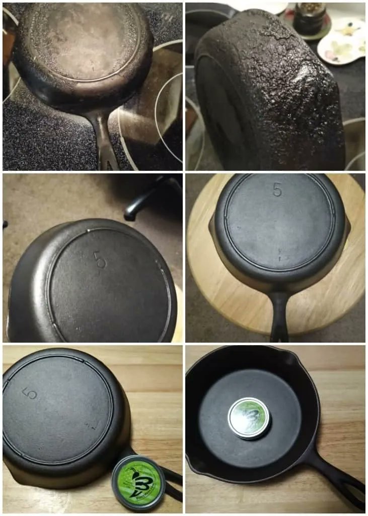 BuzzyWaxx Cast Iron Seasoning and Condiditioning 2 Discs and 2 Cans