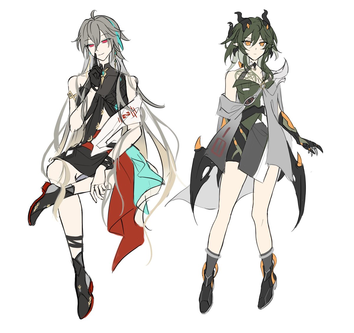 BlueSpring1513's tweet photo. Genderswapped fcs 
This is fun… https://t.co/1kWAkwtY3Q