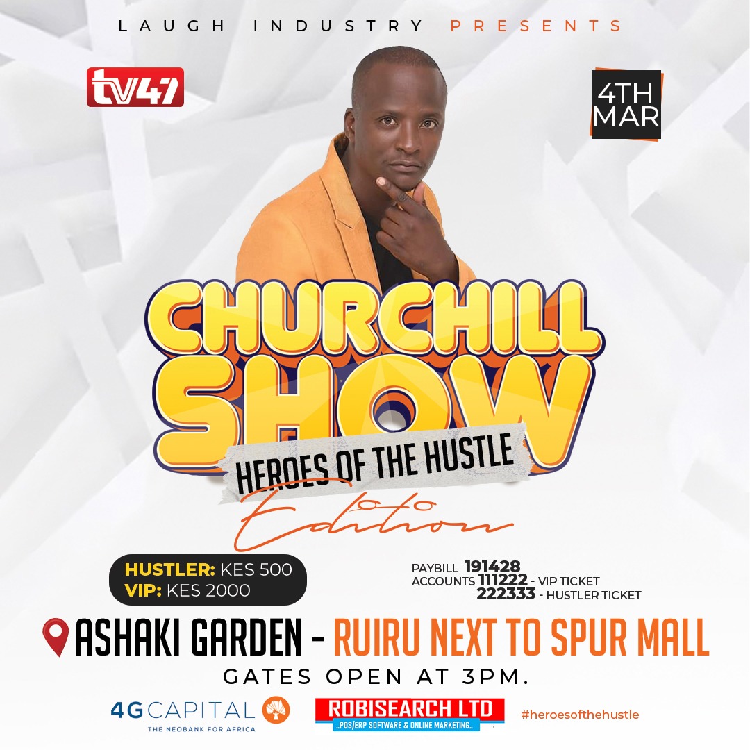 All of your favourite comedians will be performing. Come and have one on one experience with them. #ChurchillAtAshakiRuiruLeo
ChurchillShow RuiruToday
DigitallyFit Na Robisearch