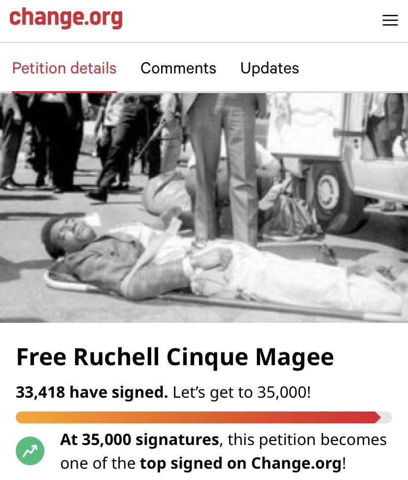 Haki_Shakur's tweet image. #freeruchellmagee Political Prisoner Ruchell will be 84 years old March 17 2023 he has been in prison 60 years. He is the longest held political prisoner in the U.S. 
@freeruchellnow 

Sign petition that is at 33,418 signatures to bring Ruchell Magee home. change.org/p/pardon-ruche…
