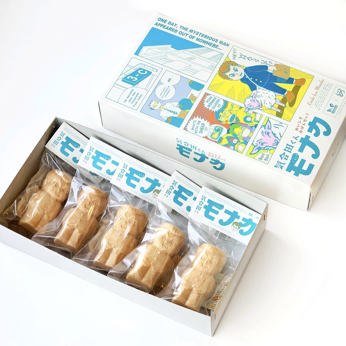 HITSUJIYA_FUK's tweet photo. 「気合田くんモナカ」ひつじや x ゴッコ堂

ゴッコ堂の大人気ソフビシリーズ「気合田くん」とひつじやのコラボ商品ができました！

モナカの餡は優しい味わいの「博多ミルク味」です。

福岡SCATTER BRAINで開催中のイベント「SOFUBI TRUNK SHOW! 」にて数量限定で販売いたしております。 https://t.co/k06TYMVwf8