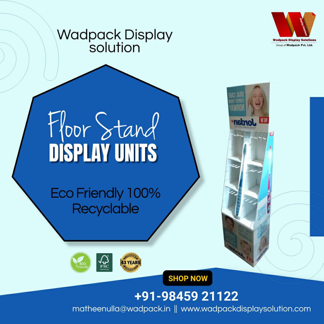 wadpackdisplay's tweet photo. "Floor stand display units showcase products with style and durability, perfect for retail environments and effective marketing campaigns."

#floorstanddisplays #retaildisplays #marketingtools
#productdisplays #freestandingdisplays #branding
#ShehnaazGill #NoraFatehi https://t.co/3MO8wT4kBF