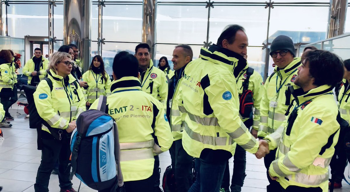 Grazie di cuore allo staff del <a href="/TurinAirport/">Turin Aiport</a> per il prezioso supporto ai nostri volontari in partenza per l’ospedale da campo della <a href="/regionepiemonte/">Regione Piemonte</a> operativo dal 17 febbraio nelle zone terremotate della Turchia.
