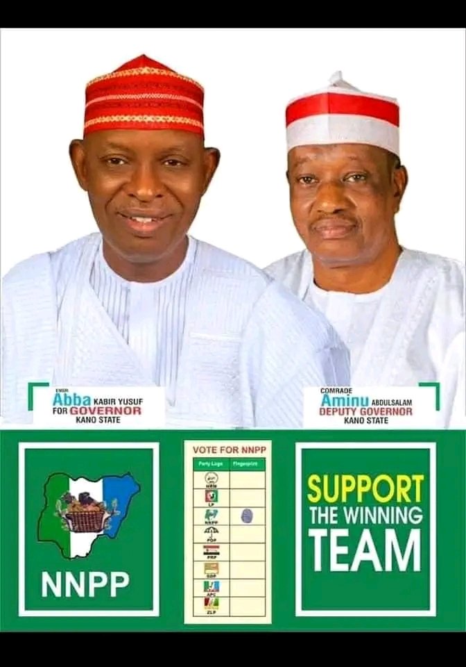umarmhd039's tweet photo. Ina fatan zamu kara jajirche my fito mu zabi abba da mai rigar fata a jahar  Kano da karamar hukumar Gwale
Karkashin jam'iyya mai kayan marmari wato NNPP don cheto kasarmu daga wayanchan mutanen marasa daraja
Fitowarmu itache kawai amsa https://t.co/xs1kY0321T