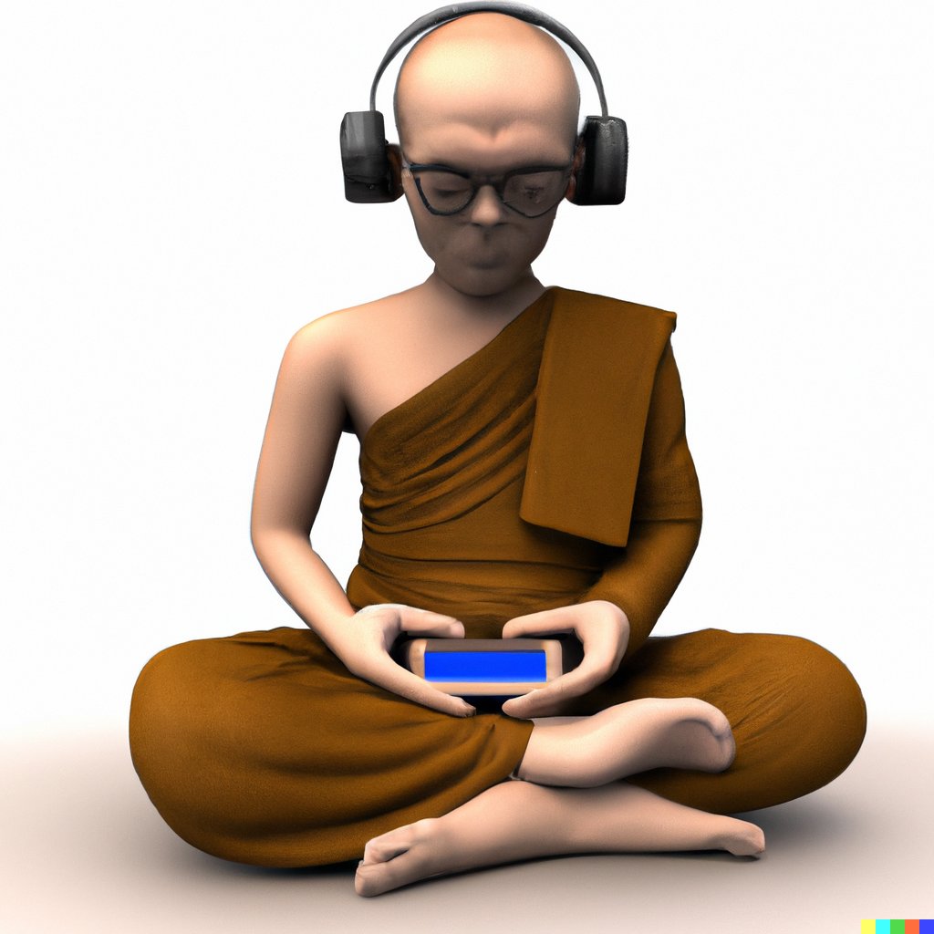 ParasCh22's tweet photo. Tried something new 
My #first #AI generated image of #digitalmonk 
in #digitalmarketingclass 

 #ngascedigitalmarketing

#Artificialintelligence #dalle2 #ChatGPT #MBA #nmins https://t.co/Tiei6MQCw9