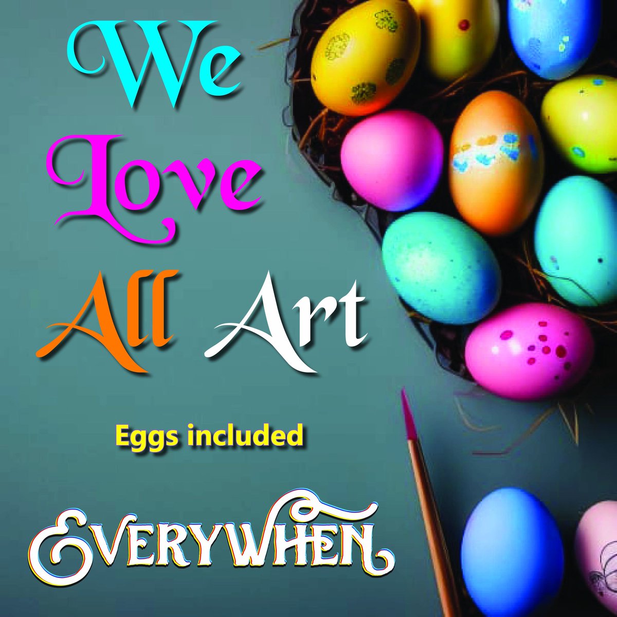 Everywhen_Info's tweet photo. We love all art, edible or not! 

Enjoy those delectable edibles you're just dyeing to eat today!

Have an Eggtastic Day!

#supportartists #supportchefs #supportculinaryarts #supportcharity #everywhenproject https://t.co/H4EU2TmxGM