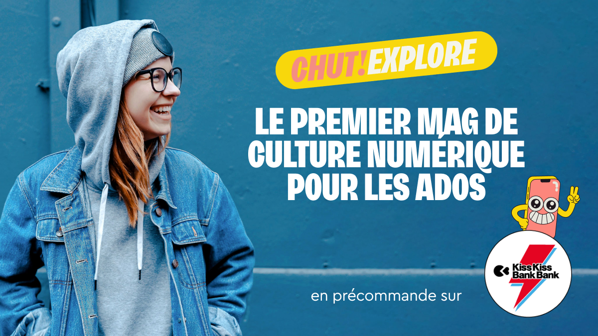 Chut Magazine (@chut_magazine) on Twitter photo 🗞️ Chut! Explore est notre nouveau magazine papier sur le numérique pour les ados, à partager en classe et en famille !
Faites partie de l'aventure Chut! Explore en devenant <a href="/Kissbankers/">KissKissBankBank</a> 💙
kisskissbankbank.com/fr/projects/ch… 🗞️ Chut! Explore est notre nouveau magazine papier sur le numérique pour les ados, à partager en classe et en famille !
Faites partie de l'aventure Chut! Explore en devenant <a href="/Kissbankers/">KissKissBankBank</a> 💙
kisskissbankbank.com/fr/projects/ch…