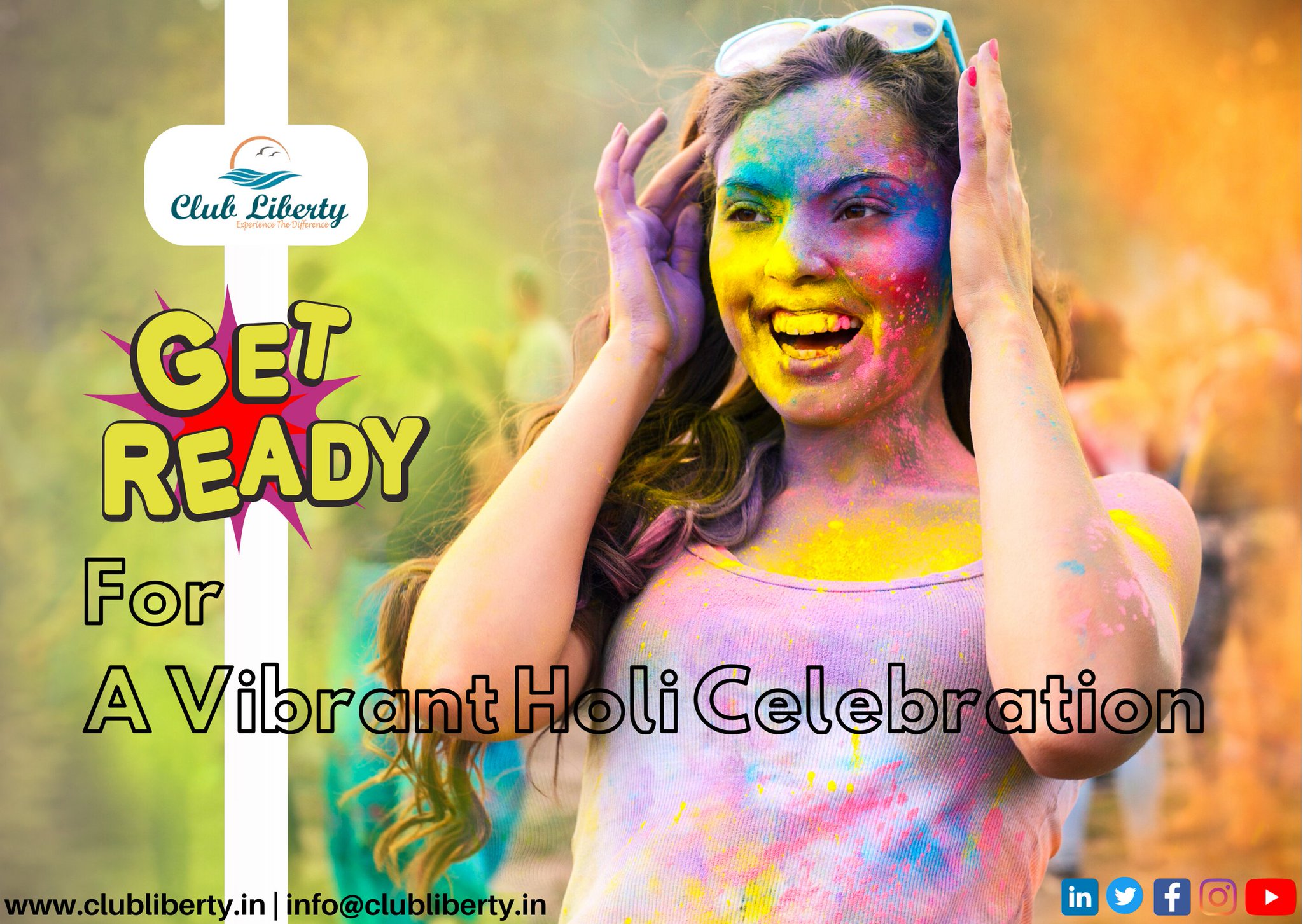 Club Liberty on Twitter: "Get ready for a vibrant Holi celebration with ...