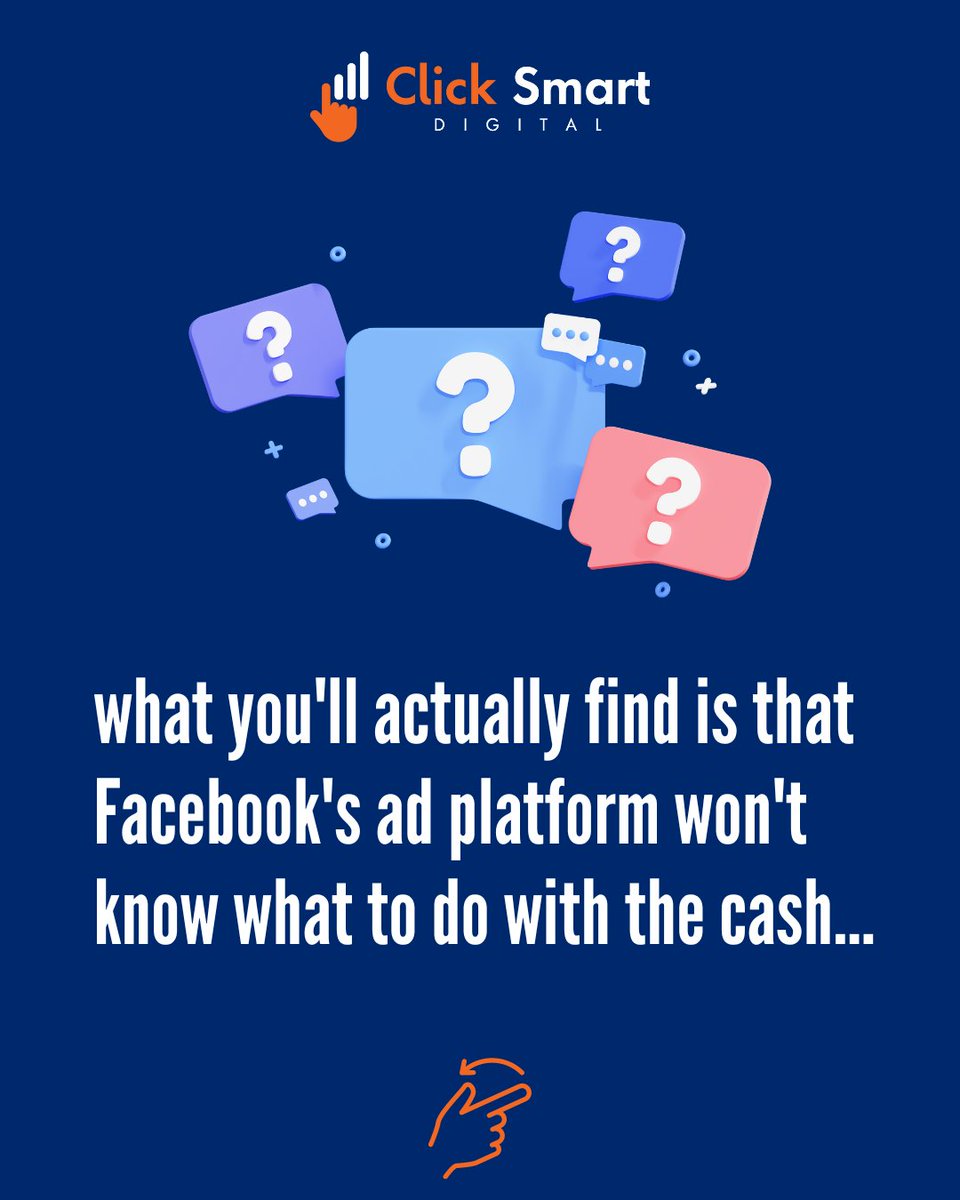 UpscaleAds's tweet photo. Be willing to spend money, but don't be afraid to scale back when necessary. Facebook's ad platform is not going to know what to do with a massive influx of cash.

Want to find out how we can use our expertise to help your business? Hit the link below.
https://t.co/4wOwz7iaNB https://t.co/EiOfISmxEw