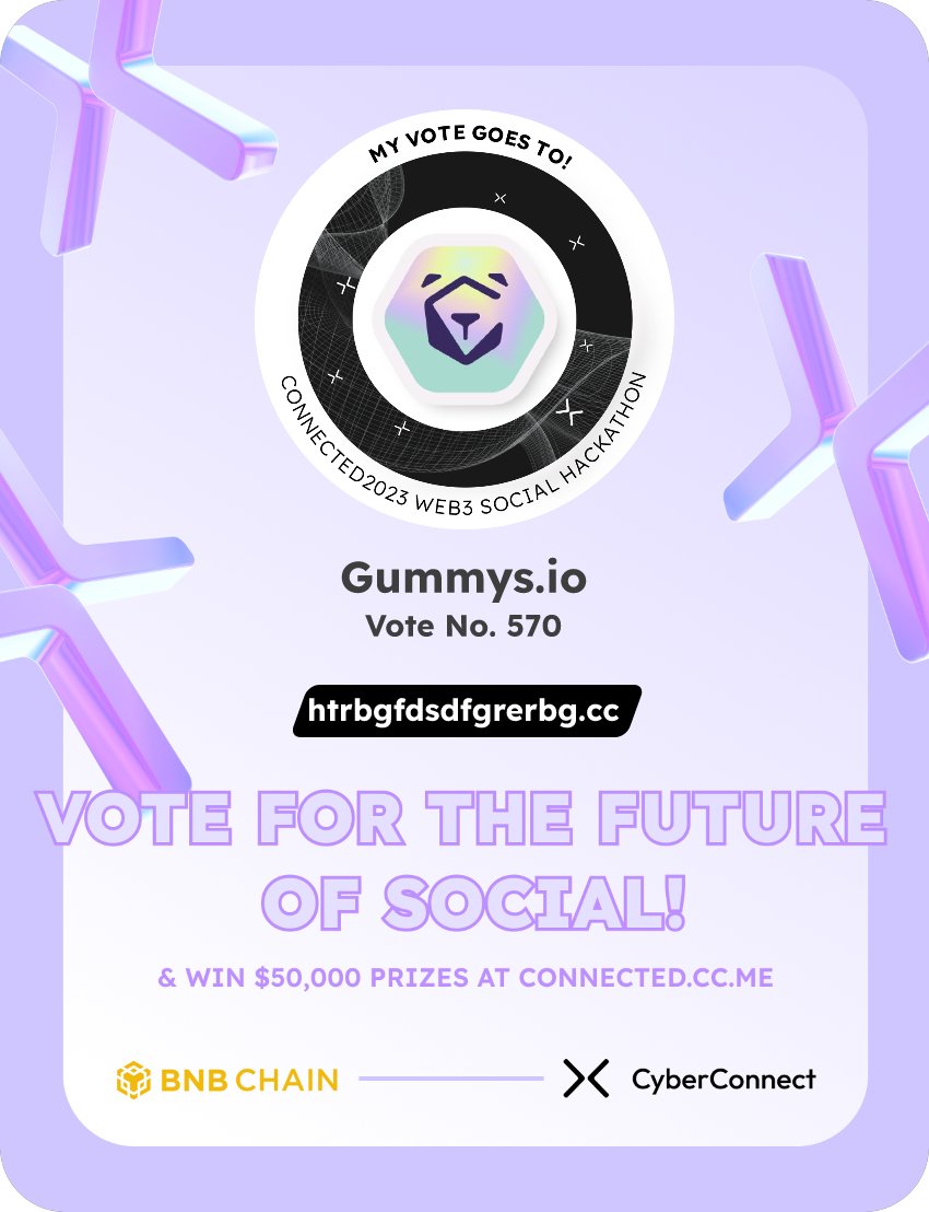 RJerreys's tweet photo. https://t.co/ywUB1iqYvn in #Connected2023, a Web3 Social hackathon by @CyberConnectHQ the social graph protocol &amp; @BNBCHAIN
Join me to vote for a better social and win $50,000-$100,000 prizes!
https://t.co/7ceGAxeyTe
sig:dfXFDR 
 https://t.co/S6vkc1xWq2 https://t.co/8kDoHIp4oG