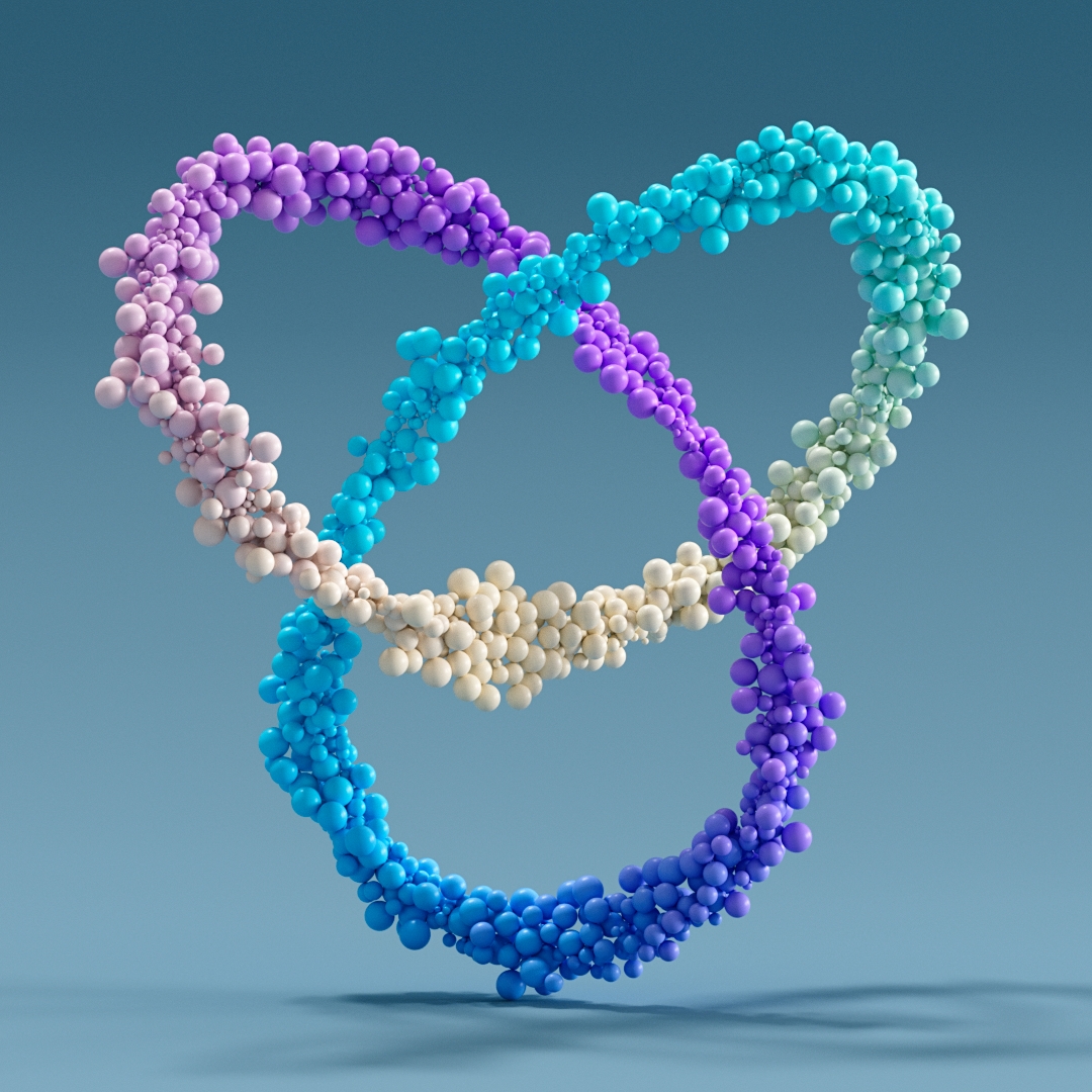 Merging #XParticles with knots. How's your weekend going?
#mathart