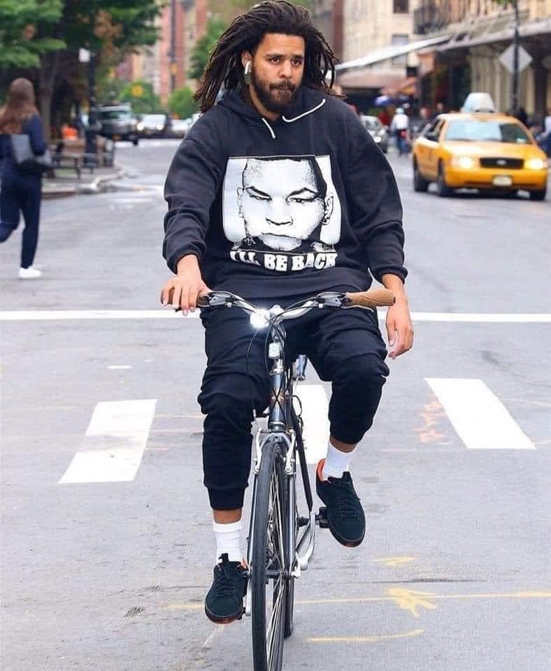 FOR ALL UGANDAN “CELEBRITIES “
Rapper J. Cole is worth $117 million dollars. He rides around on a bike with no security, and no one bothers him.
He’s not stuntin. He’s not flossin. He’s not messin with other guys’ girlfriends. 
He’s humble. He’s respectful. He has no beefs. He