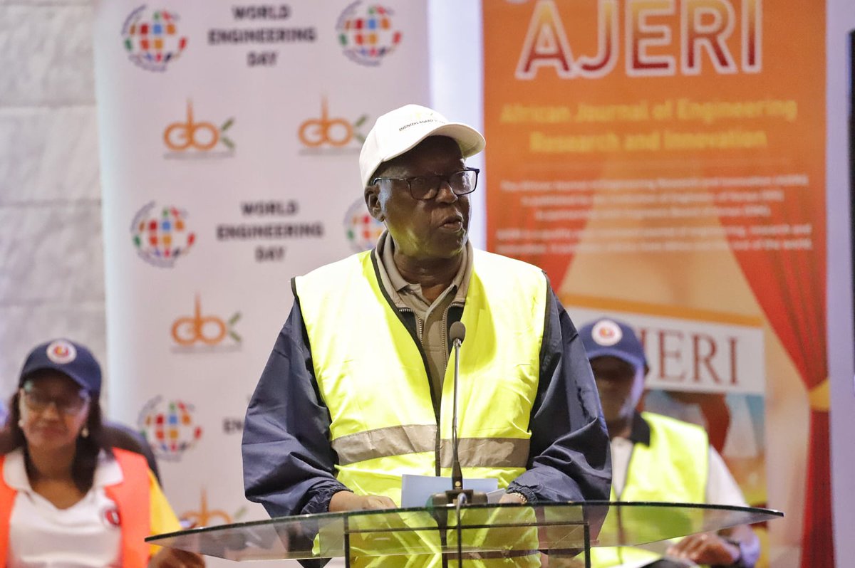 TheIEK's tweet image. &quot;In recognition of the engineering programmes offered in universities, the Board conducted independent review &amp;amp; evaluation in 5 public Universities &amp;amp; has reviewed 19 programmes in different disciplines&quot;
Eng.Erastus Mwongera
@EngineersBoard chairman #WorldEngineeringDay2023