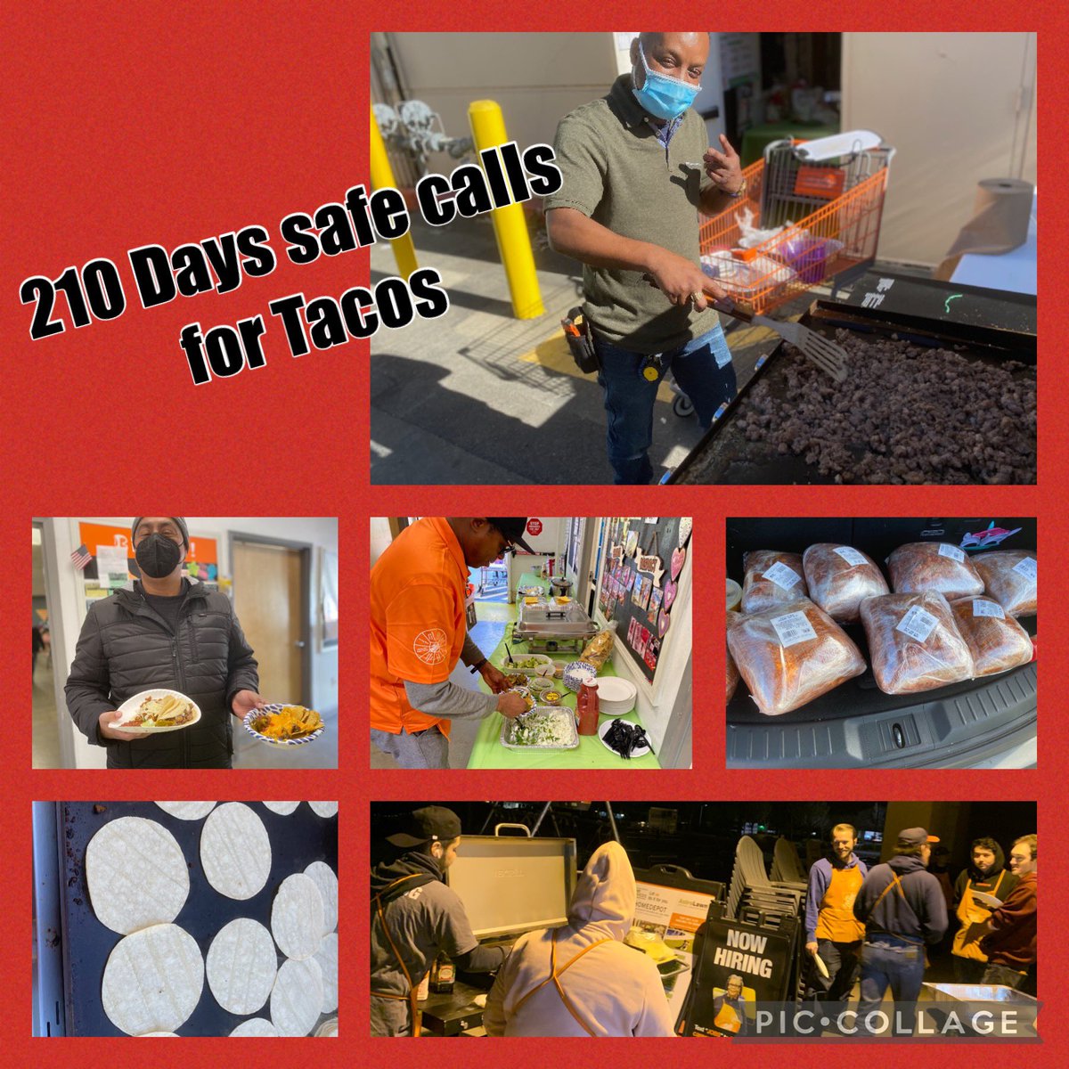 210 days safe! Great Job team San Ramon on showing safety takes EVERYONE!  #pacnorth #pacnorthproud #homedepot #homedepotsanramon #sanramon6604