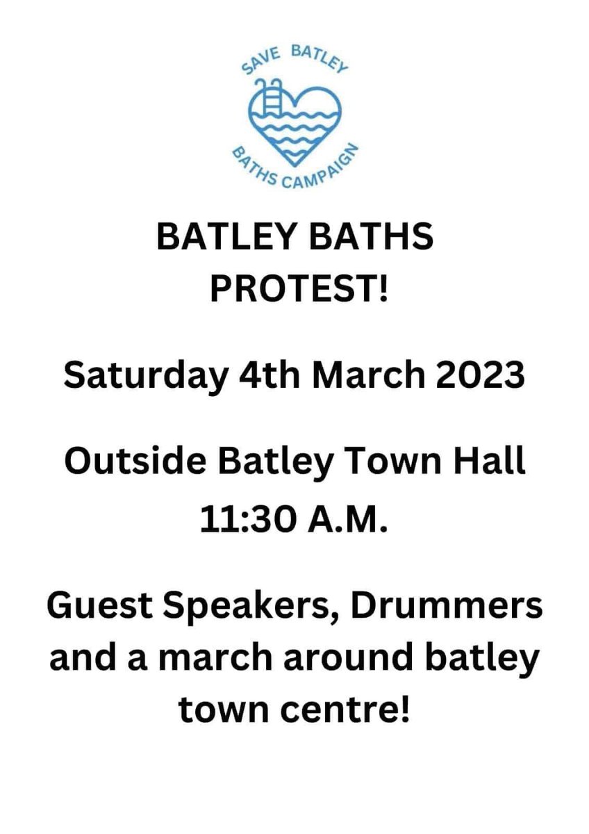 SaveBatleyBaths's tweet photo. Today. Stand with us. We need you. https://t.co/8opHViGrsm