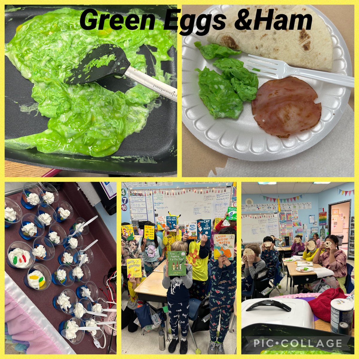 Great day at school! We had #greeneggsandham at school ! #makingmemories #tortilla #read #teacher #ReadAcrossAmericaDay