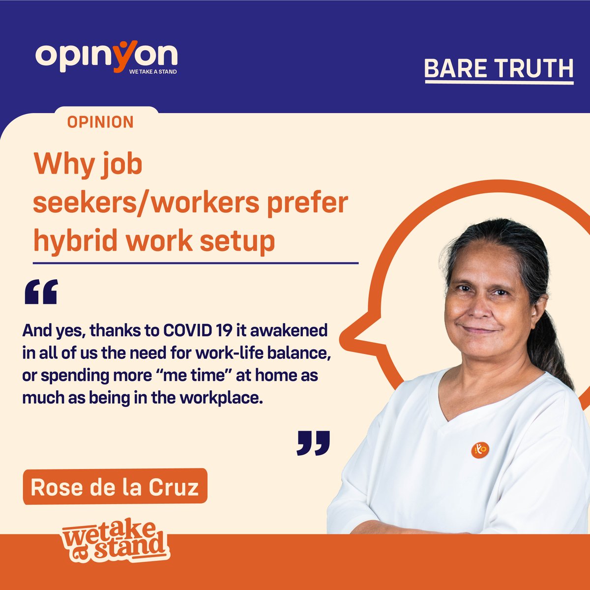 OpinYonNews's tweet photo. Why job seekers/workers prefer hybrid work setup
By Rose de la Cruz

Read more
https://t.co/4DSRzHETV9

#JobSeekers #Worker #Hybrid #WorkSetUp #Covid19 #Bare #Truth #BareTruth #Column https://t.co/6tkDFyjF0X