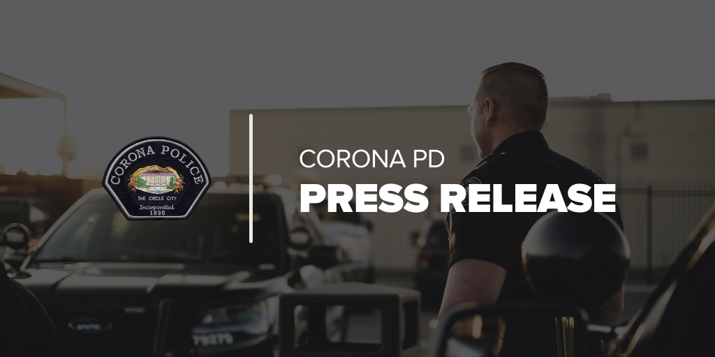 PRESS RELEASE - CARJACKING LEADS TO OFFICER-INVOLVED SHOOTINGS On March 3, 2023, at approximately 2:59 P.M., the Corona Police Department was notified by the Ontario Police Department about a pursuit and hit-and-run incident that occurred in Chino. MORE: bit.ly/3JeCAnB