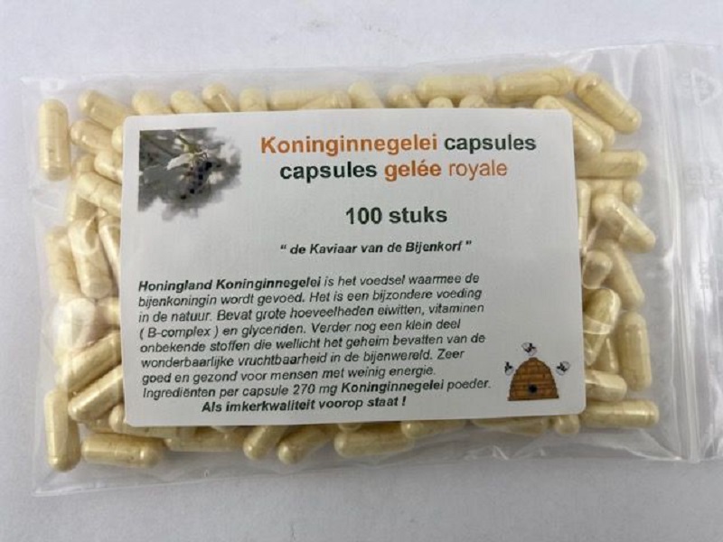Aanbieding : Royal Jelly Capsules 100 stuks.
ttps://www.honingland.nl/winkel.html#!/Koninginnegelei-Capsules-Capsules-de-gelee-royale/p/54075084/category=0