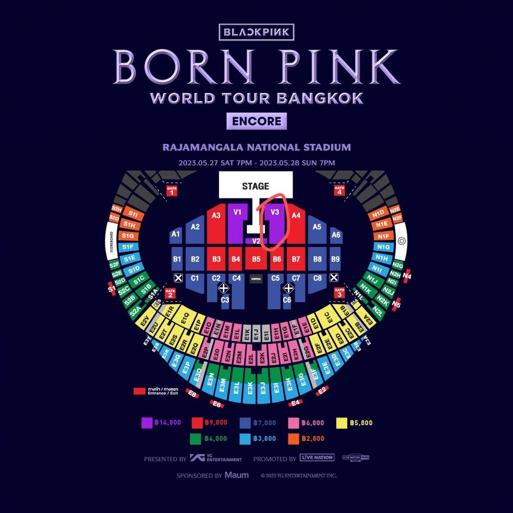 stradcap's tweet photo. SELL
2023 BLACKPINK WORLD TOUR [BORN PINK]  ENCORE in Bangkok Ticket🎫
📆:5.27 - 28
💺:V1/V2/V3 ＜100
If you need it! Please dm me!
#BLACKPINK #블랙핑크 #BORNPINK #BLACKPINK_WORLDTOUR #BLACKPINK_BORNPINK #BANGKOK #ENCORE #JISOO #JENNIE #LISA #rosé https://t.co/PW4FrYVBI5