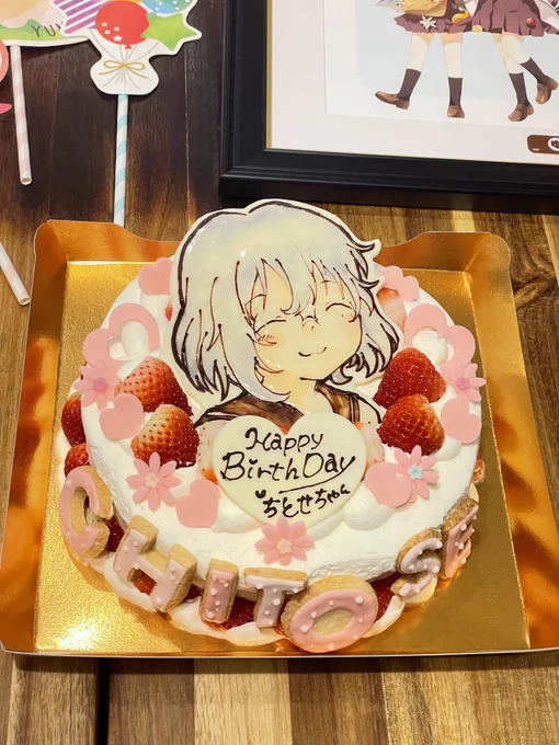池田千歳さんお誕生日ケーキ可愛い #ゆりば 